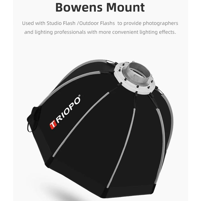 TRIOPO K90 90cm Photography Portable Octagon Umbrella Softbox Reflector Diffusion with Bowens Mount - 5