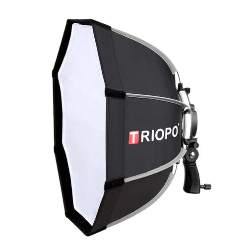 TRIOPO KS55 55cm Portable Outdoor Octagon Umbrella Softbox Flash Speedlite Soft Box Reflector for Photo Studio - 1