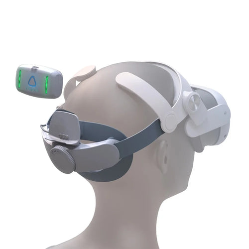 T302POWER For Meta Quest 3 / Quest 3S Headband VR Headset Accessory Head Strap with Ambient Lighting 5000mAh Battery - 1