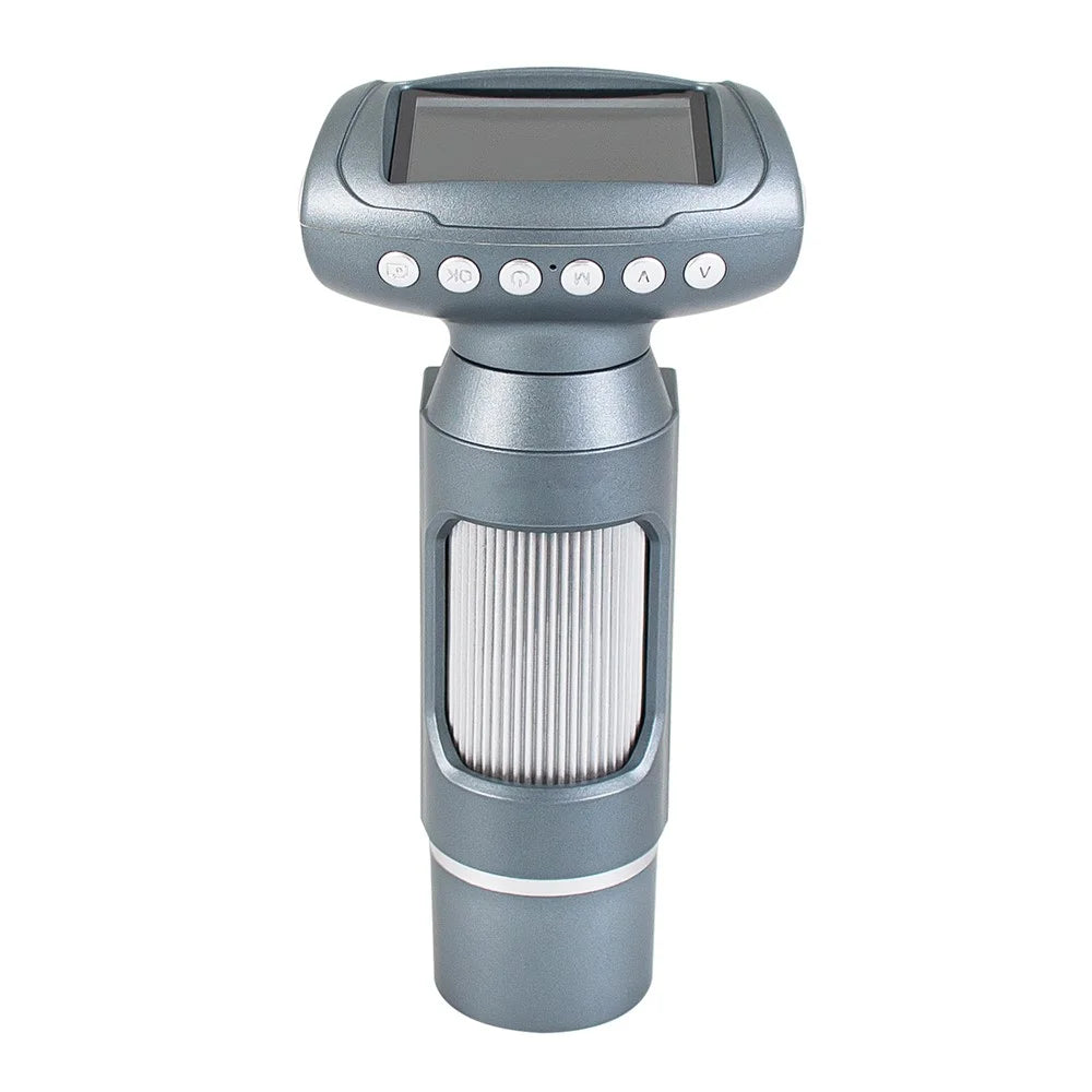 012 50X Magnification Digital Microscope for Children 2.0 Inch Screen 1080P HD Video Recorder with LED Light - Grey - 2