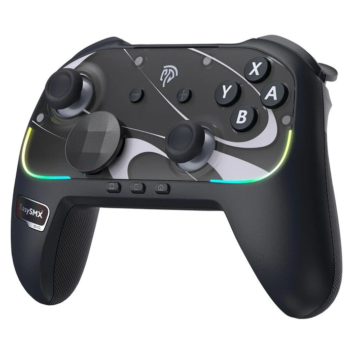EASYSMX S10 Game Controller for Nintendo Switch 2 / 1 / Android / iOS One Key Wake Up Gamepad with RGB Light - Black - 1