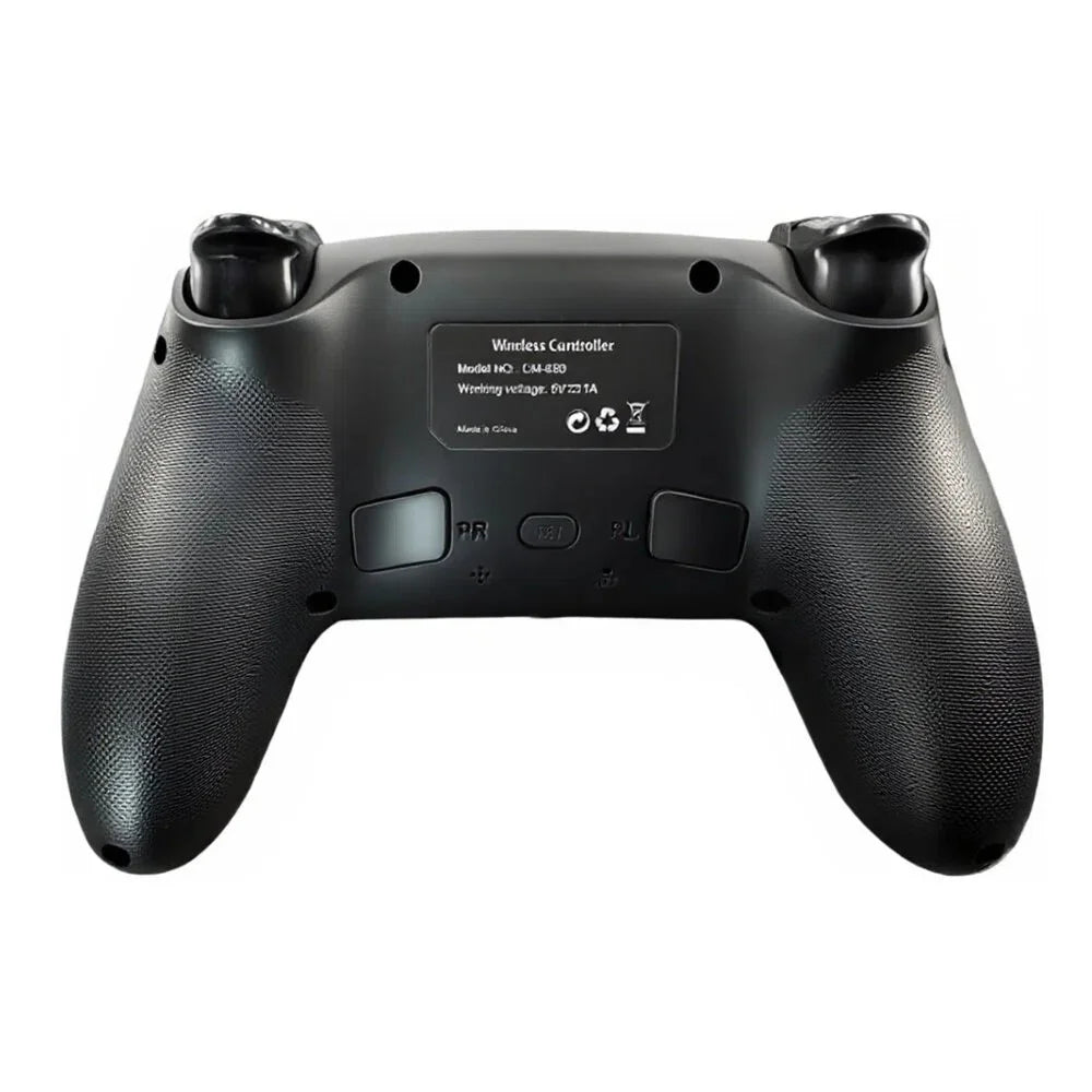 CM-620 For PS4  /  iOS  /  Switch 1.47 inch Screen Wireless Game Controller Dual Joystick Bluetooth-Compatible Gaming Controller - Black  /  Blue - 2
