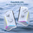EASYSMX S15 Wireless Split Gamepad for Nintendo Switch / Switch OLED / Switch Lite RGB Lighting Gaming Controller with Hall Effect Joysticks - 2