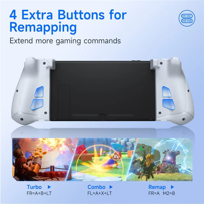 EASYSMX S15 Wireless Split Gamepad for Nintendo Switch / Switch OLED / Switch Lite RGB Lighting Gaming Controller with Hall Effect Joysticks - 6