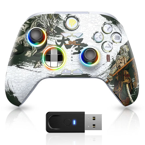 EASYSMX X15 RGB Lighting Hall Effect Joystick Wireless Controller 2.4G  /  Bluetooth-compatible  /  Wired Triple Mode Gamepad - 1