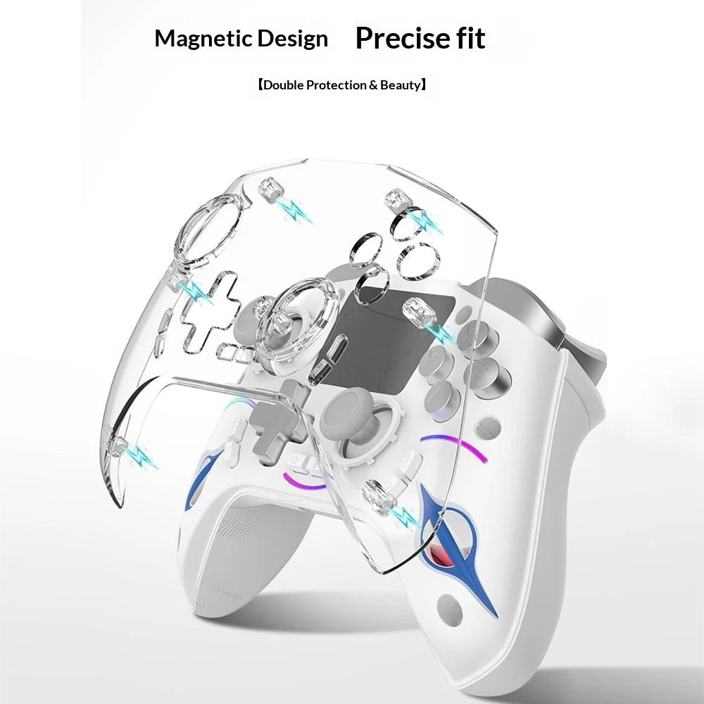 HS-AD220 Multi-Function Game Controller Screen Display Wireless Gamepad for PC  /  PS4  /  N-Switch  /  Android  /  iOS - 4