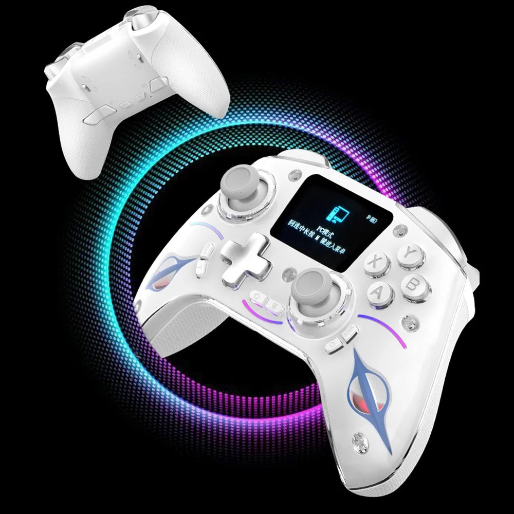 HS-AD220 Multi-Function Game Controller Screen Display Wireless Gamepad for PC  /  PS4  /  N-Switch  /  Android  /  iOS - 5
