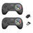 DATA FROG PC07 2Pcs 2.4G Wireless Gaming Controller for PC / Android / Tablet Dual Player Gamepad - Black - 1