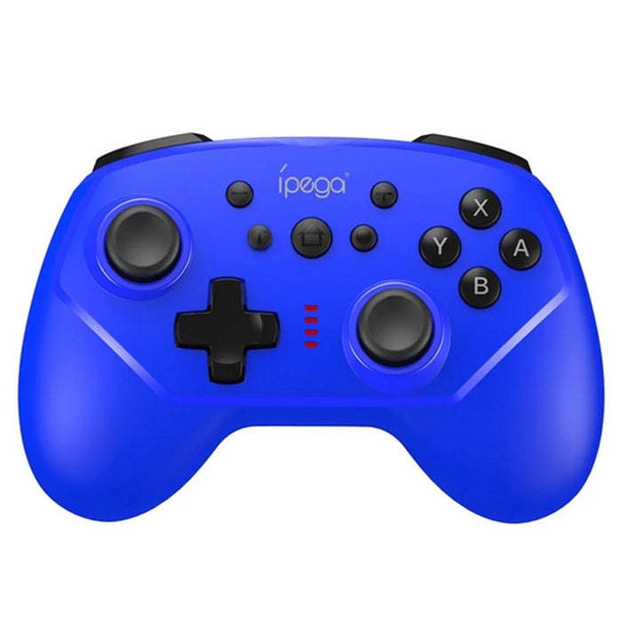 IPEGA PG-9162 Bluetooth-compatible Wireless/USB Wired Gamepad Dual Motor Vibration Game Controller for Nintendo Switch Console - Blue - 2