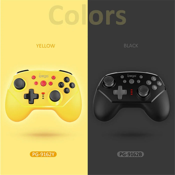 IPEGA PG-9162 Bluetooth-compatible Wireless/USB Wired Gamepad Dual Motor Vibration Game Controller for Nintendo Switch Console - Blue - 4