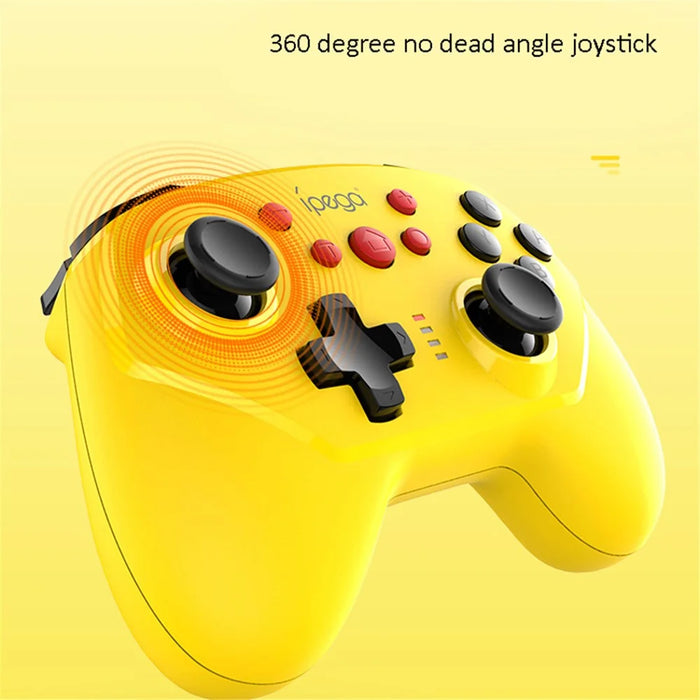 IPEGA PG-9162 Bluetooth-compatible Wireless/USB Wired Gamepad Dual Motor Vibration Game Controller for Nintendo Switch Console - Blue - 5