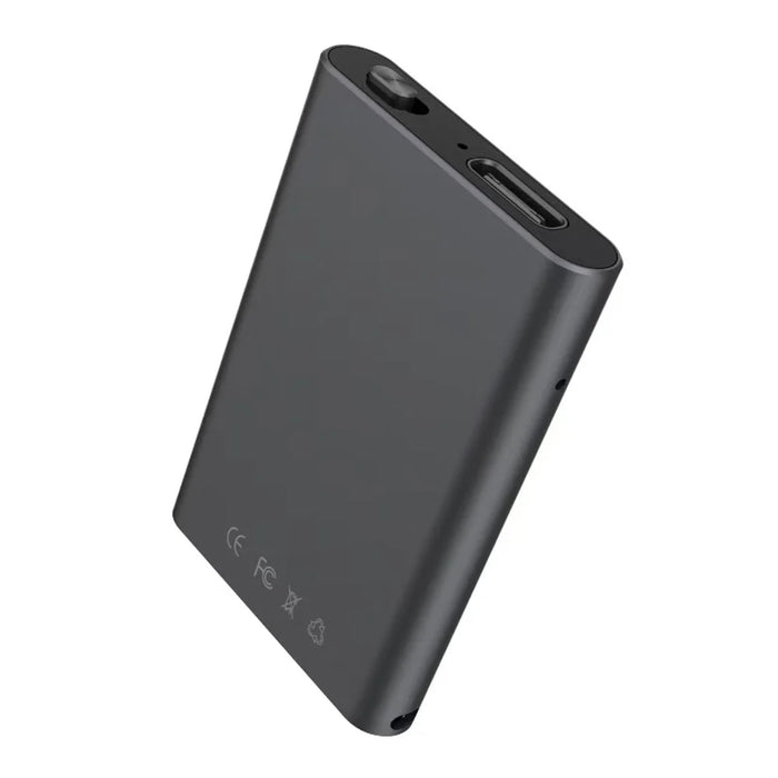 M11 8GB Voice Recorder Magnetic AI Noise Reduction 40H Recording Digital Audio Recorder for Lecture Meeting Interview -Black - 5