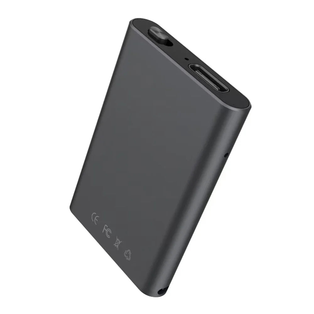M11 16GB Voice Recorder Magnetic AI Noise Reduction 40H Recording Digital Audio Recorder for Lecture Meeting Interview -Black - 5
