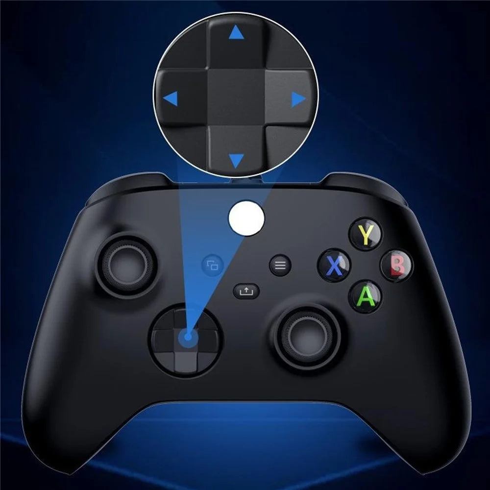 WT005 Wired Game Controller for Xbox One / Xbox Series S / X / PC Gaming Gamepad with Headphone Jack 3.5mm - Black - 4
