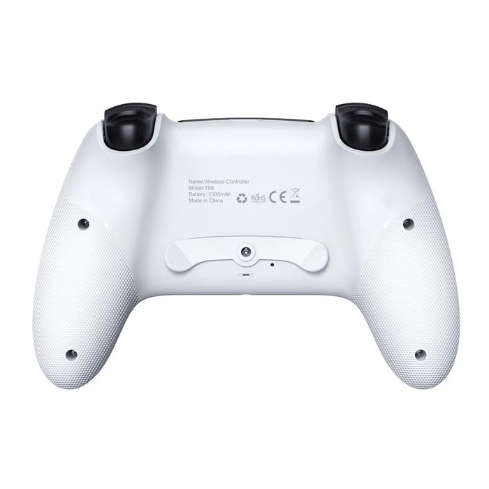 T58 Wireless Game Controller for PS5  /  PS5 Pro  /  PS5 Slim 6-Axis Gyro Bluetooth-compatible Gamepad - White - 3
