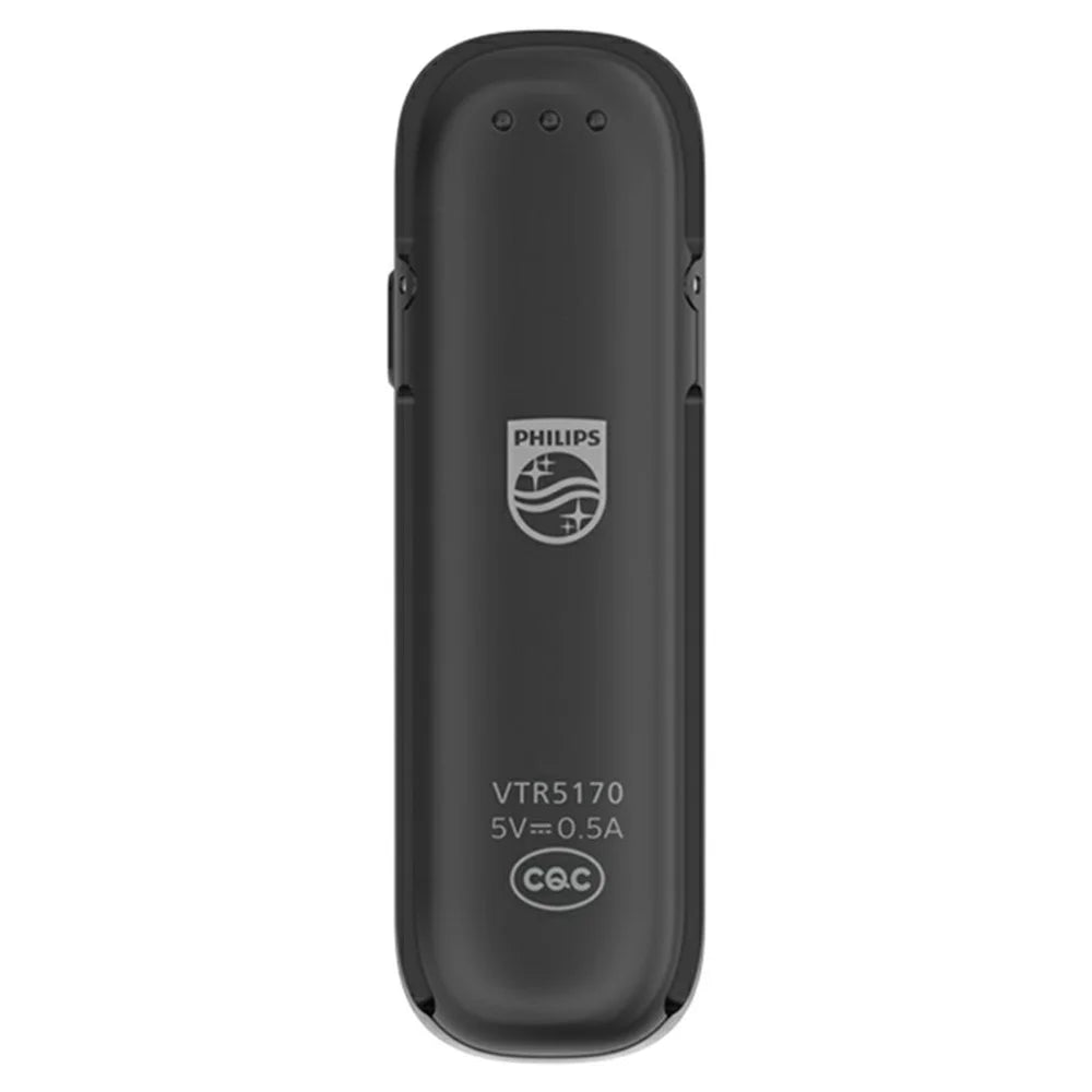 PHILIPS VTR5170 32GB Voice Recorder HD Noise Cancelling Audio Digital Recording Device for Meeting - Black - 2