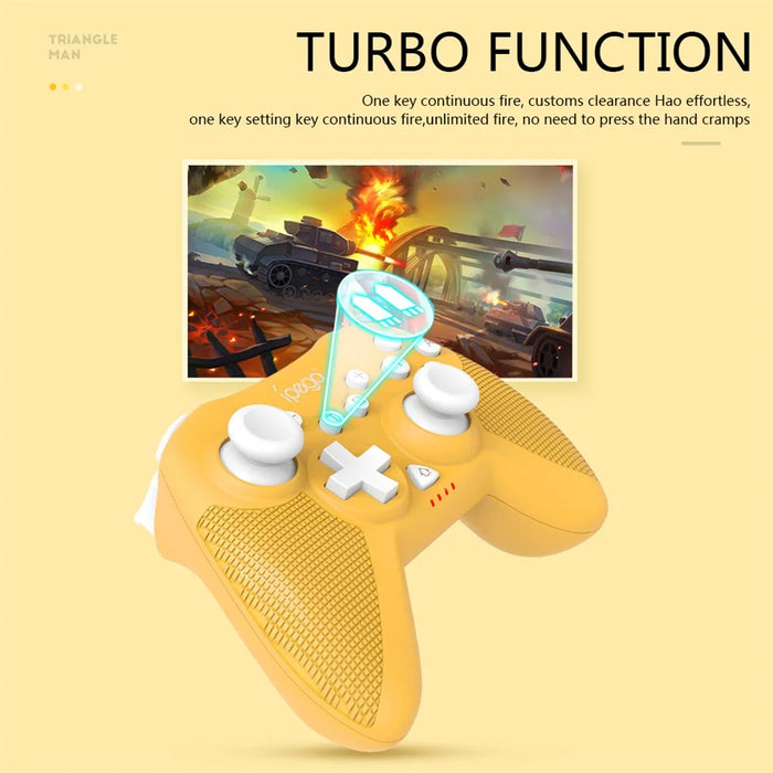 IPEGA PG-SW022 Bluetooth-compatible Wireless Game Controller 6-Axis Vibration Gamepad for Nintendo Switch Console - Green - 5