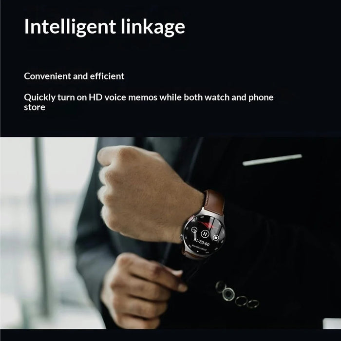 PHILIPS VTR5206 4GB Voice Recorder Watch Noise Reduction Smart Recorder Wristband for Business Conference - Black / Silicone Strap - 5