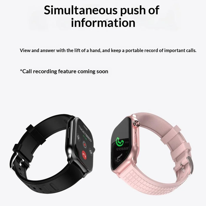 PHILIPS VTR5208 Wearable Voice Recorder Watch Noise Reduction Offline Voice Translator, Silicone Strap - Black - 7