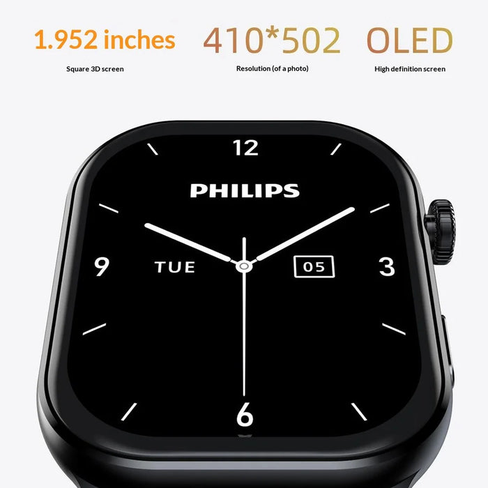 PHILIPS D10 Digital Voice Recorder Wrist Watch 26-Language Real Time Translation Dictaphone Bracelet - Black - 5