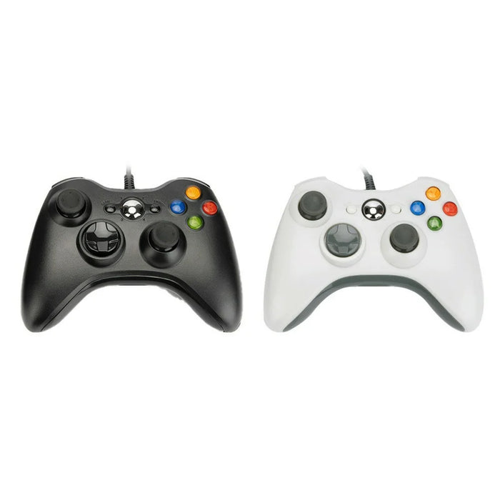 PC360 USB 2.0 Wired Gaming Controller Dual Vibration Ergonomic Gamepad for PC PS3 Android - Black - 4