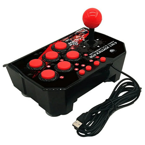 NS002 Arcade Joystick Game Controller USB Wired Fighting Stick with 6 Action Buttons for Switch PS3 PC - 1