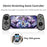 D6mini Stretching Gaming Controller with Hall Joystick Dual Mode Bluetooth-compatible Wired Gamepad for Android iOS Switch PC - Black - 2
