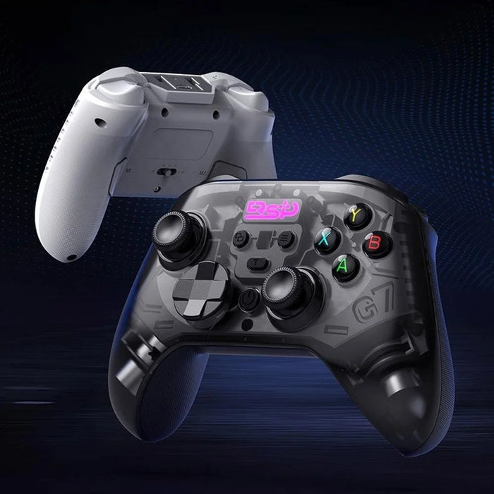G7 Wireless Bluetooth-compatible Gaming Controller with Phone Holder & Receiver Hall Joystick Trigger Six-Axis Motion Sensing 1000Hz Gamepad for PC  /  Nintendo Switch  /  PS4 - Black - 3
