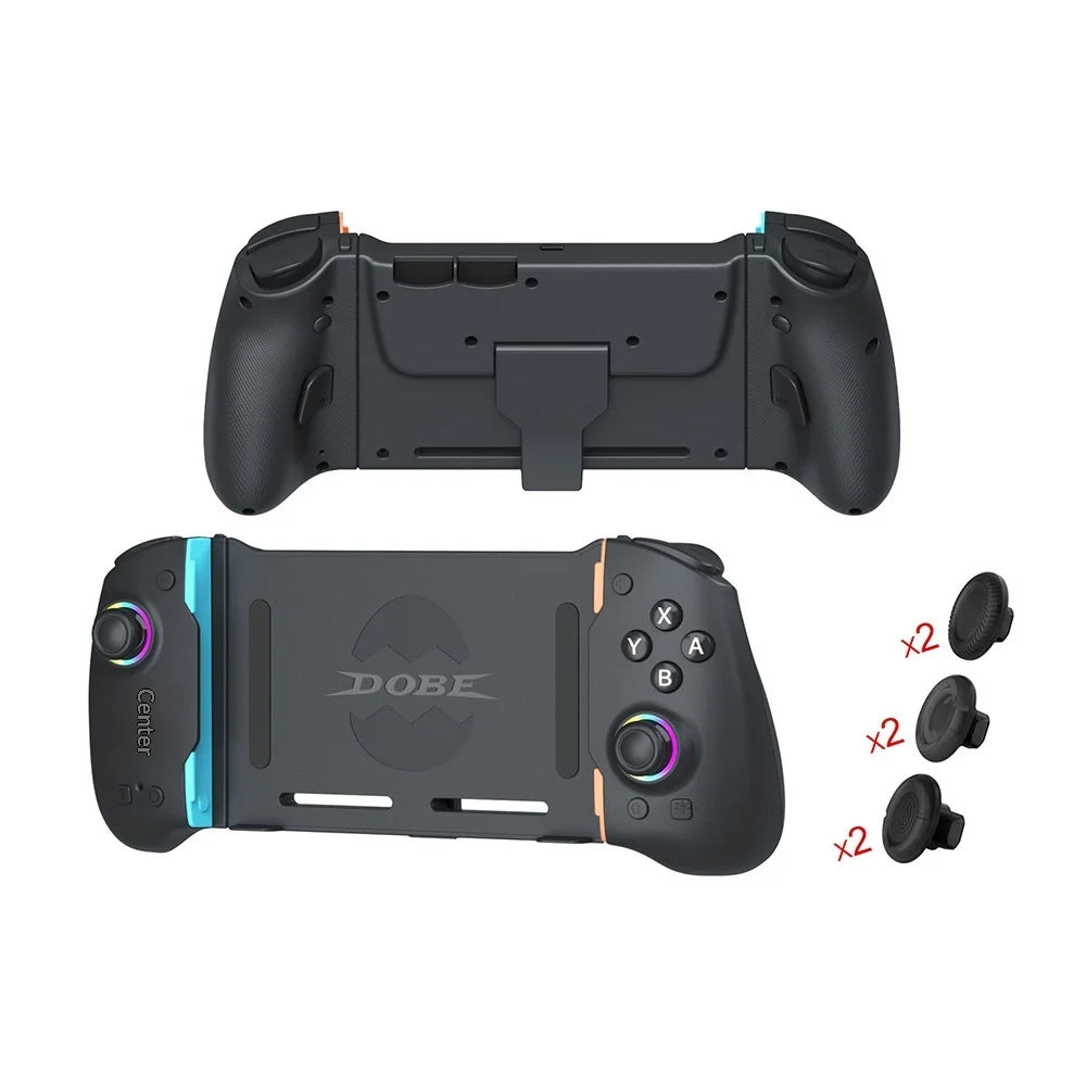 DOBE FOMIS ELECTRONICS TNS-5117 Telescopic Controller for Nintendo Switch 2/OLED/Switch Macro Programming Wired Gamepad - Black - 4