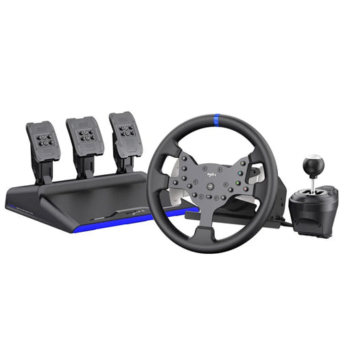 PXN V99 Force Feedback Racing Wheel 300mm Gaming Simulator 3.2Nm Torque for PC PS4 ETS2 - Black - 1