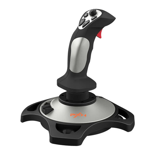 PXN 2113 PRO Flight Simulator Joystick Controller with Vibration Feedback 12 Programmable Buttons for PC Gaming - Black - 1