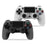 P4 Wireless Game Controller Bluetooth-compatible Dual Vibration LED Light Bar Gamepad for PS4 PC - Black - 2