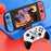 NS20 Switch Pro Wireless Game Controller Dual Vibration Gamepad with 2.4G Receiver for Switch PC Gaming - Pink - 5