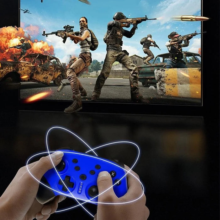 NS20 Switch Pro Wireless Game Controller Dual Vibration Gamepad with 2.4G Receiver for Switch PC Gaming - Pink - 6