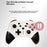 NS20 Switch Pro Wireless Game Controller Dual Vibration Gamepad with 2.4G Receiver for Switch PC Gaming - Pink - 7