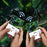 R36MAX2 128GB Open Source Handheld Game Console 4.5 inch IPS Screen Dual Joysticks Arcade GBA Retro Gaming Player - Transparent Green - 3