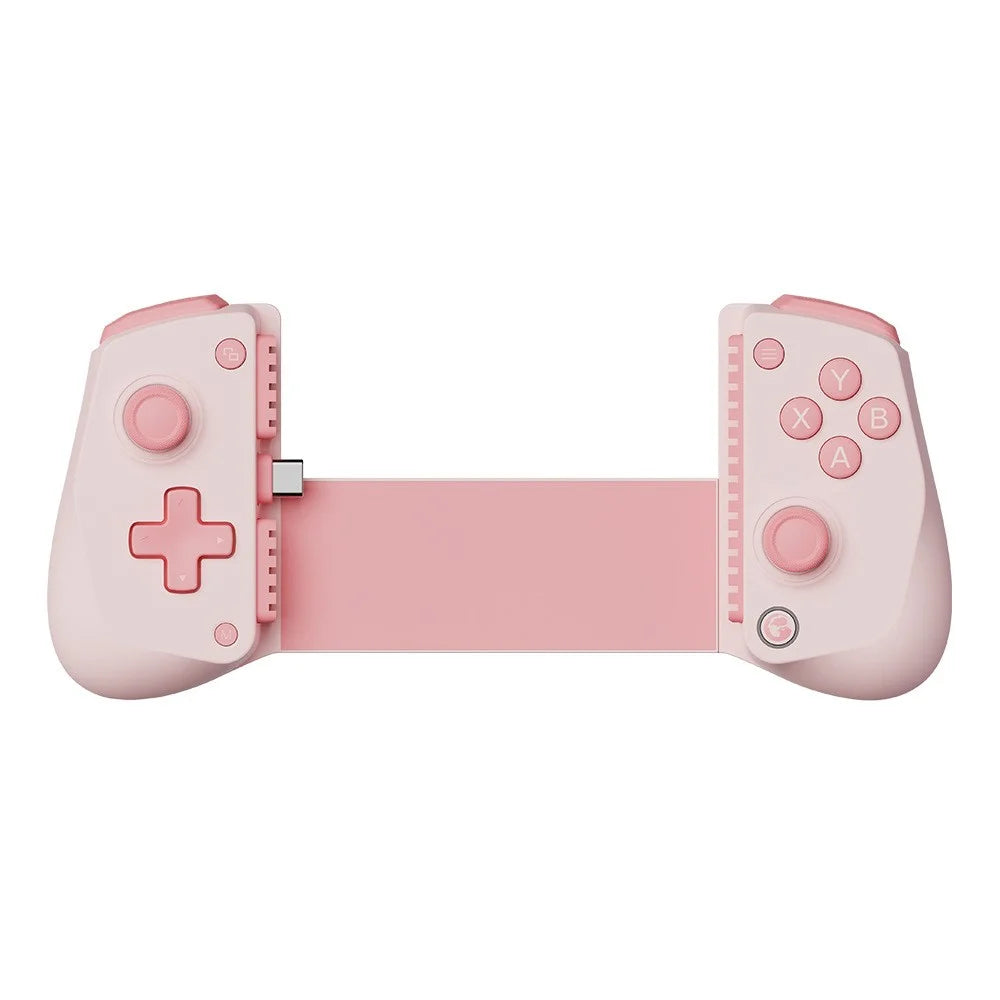 GAMESIR X5 Lite Mobile Gaming Controller 8-Key Rapid Fire Telescopic Gamepad Type-C Wired Hall Joystick for Android iOS - Pink - 1