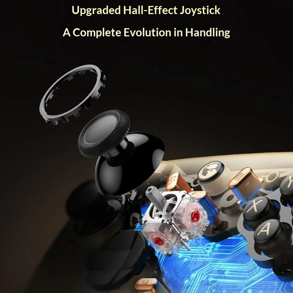 GAMESIR Nova 2 Lite Bluetooth-compatible 2.4G Wireless Game Controller with Hall Effect Joystick Wired Gamepad - Dark Grey - 5