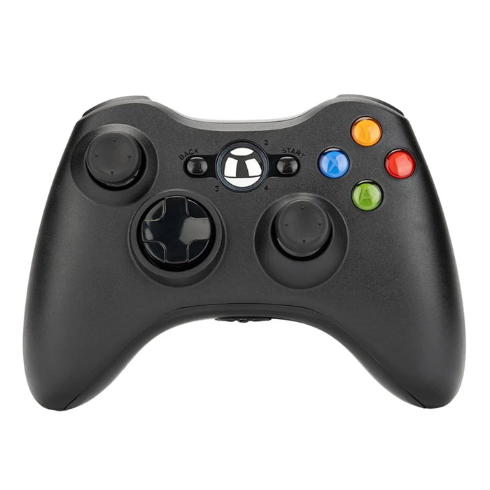 2.4G Wireless Controller for Microsoft Xbox 360 / PC Gaming Dual Motor Vibration Gamepad - Black - 1