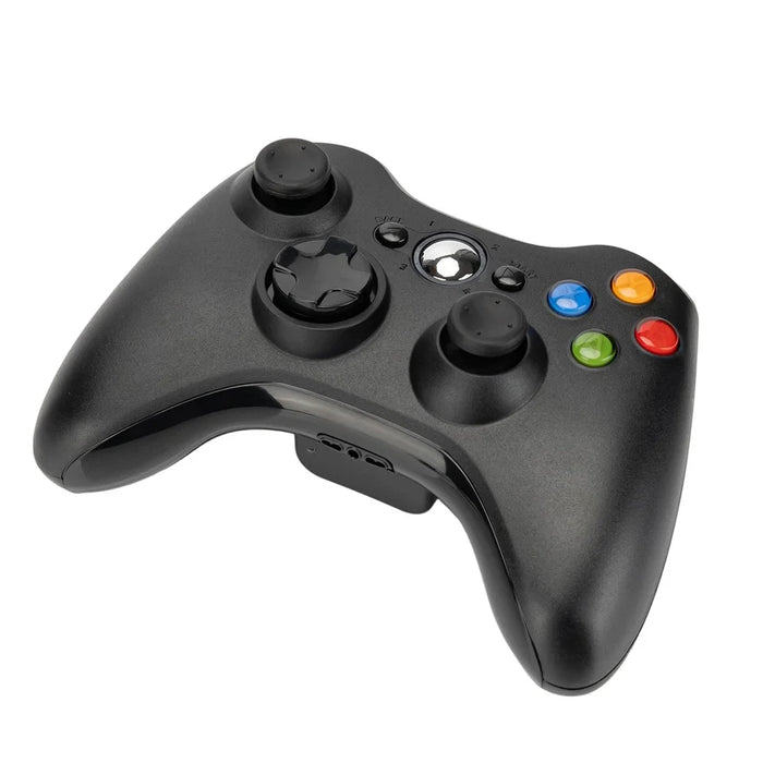 2.4G Wireless Controller for Microsoft Xbox 360 / PC Gaming Dual Motor Vibration Gamepad - Black - 3