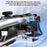 G6 Pro Wireless Gaming Controller RGB Lighting Hall Trigger Carbon Film Joystick Clear Gamepad for Nintendo Switch  /  PC  /  Android  /  iOS - Transparent - 4