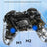 G6 Pro Wireless Gaming Controller RGB Lighting Hall Trigger Carbon Film Joystick Clear Gamepad for Nintendo Switch  /  PC  /  Android  /  iOS - Transparent - 7
