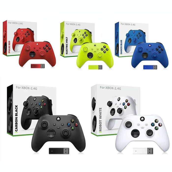 Game Controller for Xbox Series S / X / Xbox One / One S / One X / PC 2.4G Wireless Gamepad with Receiver - Black - 6