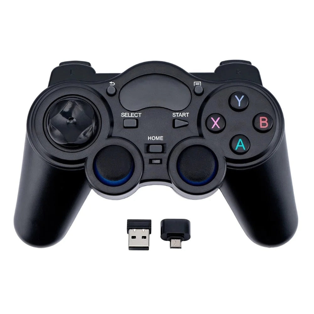 DNS-850 2.4G Wireless Game Controller for Sony PlayStation 3 / PC / TV / Android Smartphone Gaming - Black - 1