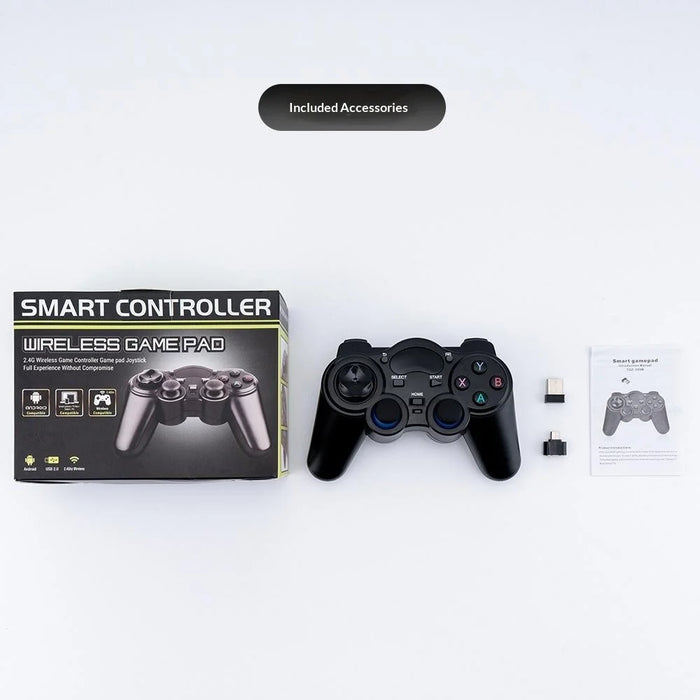 DNS-850 2.4G Wireless Game Controller for Sony PlayStation 3 / PC / TV / Android Smartphone Gaming - Black - 6