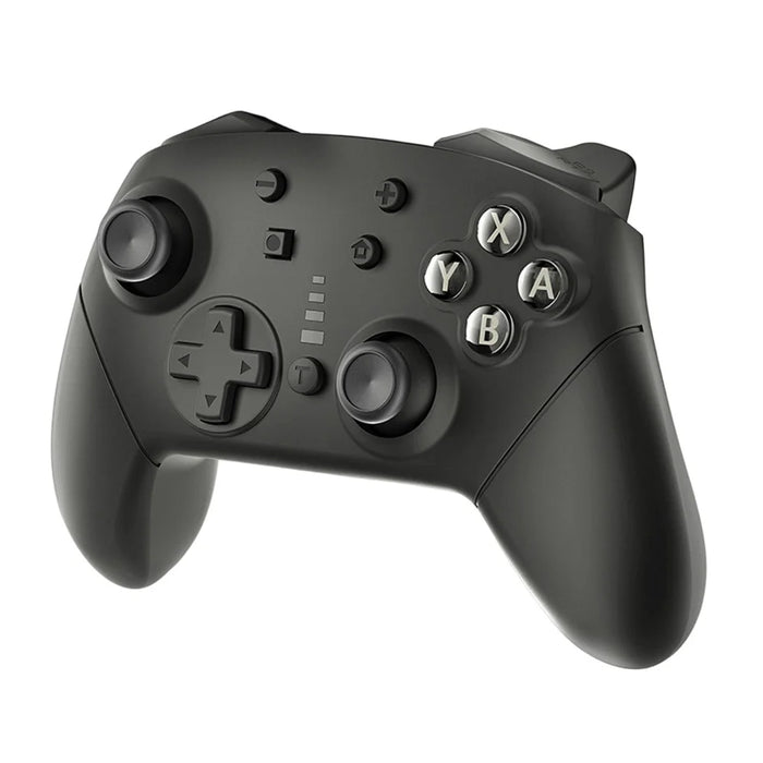 DNS-012 USB Wired Game Controller Dual Motor 6-Axis Gyroscope Bluetooth-compatible Gamepad for Nintendo Switch PC - Black - 1