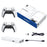 M15 64GB Retro Game Console Dual Player 2.4G Wireless Controllers 10 Emulators for TV Gaming - Black+White - 1