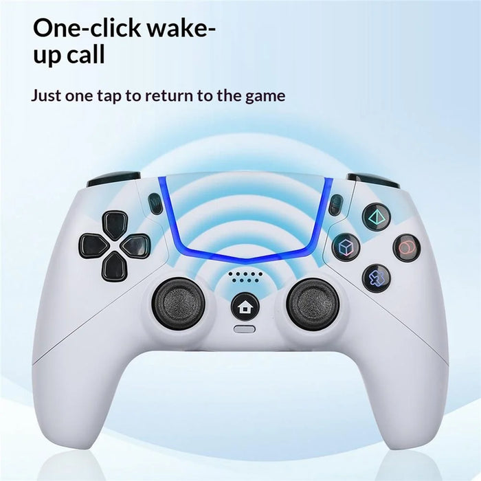 KP5 For Sony PlayStation 5 / PC Wired Gaming Controller 6-Axis Motion Sensing Dual Vibration Gamepad - Black - 5