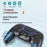 KP5 For Sony PlayStation 5 / PC Wired Gaming Controller 6-Axis Motion Sensing Dual Vibration Gamepad - Black - 6