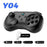 Y04 Gaming Controller 6-Button Fighting Layout Hall Joystick for Nintendo Switch / Sony PlayStation 4 / 3 / PC - Black - 2